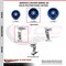 Service Caster Tool Box Caster Wheel Set 5'' Solid Polyurethane Swivel Casters, 4PK TOOL-SCC-20S520-SPUB-TLB-2-R-2 - alternate 3